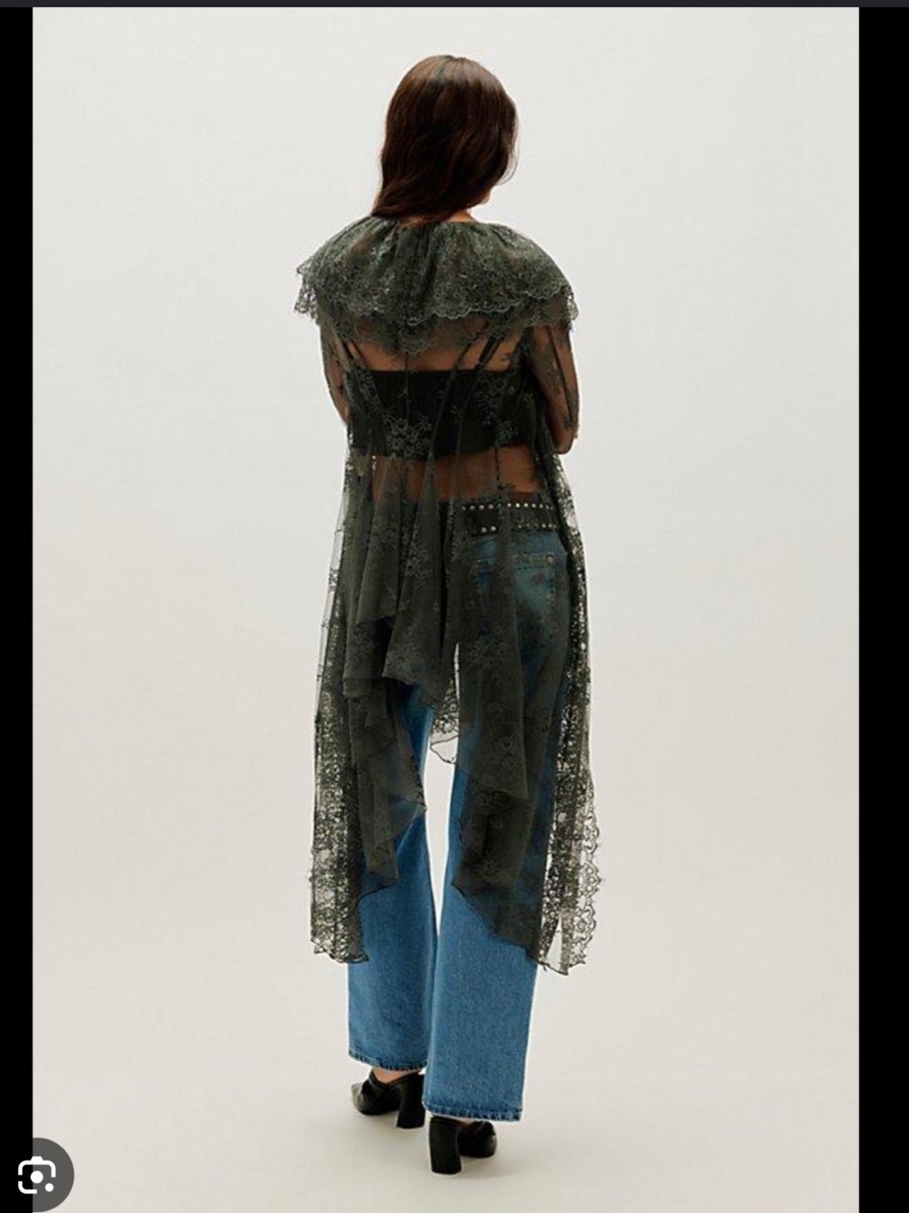 NWT Nigel Preston Maud Lace Duster - Picture 4 of 4